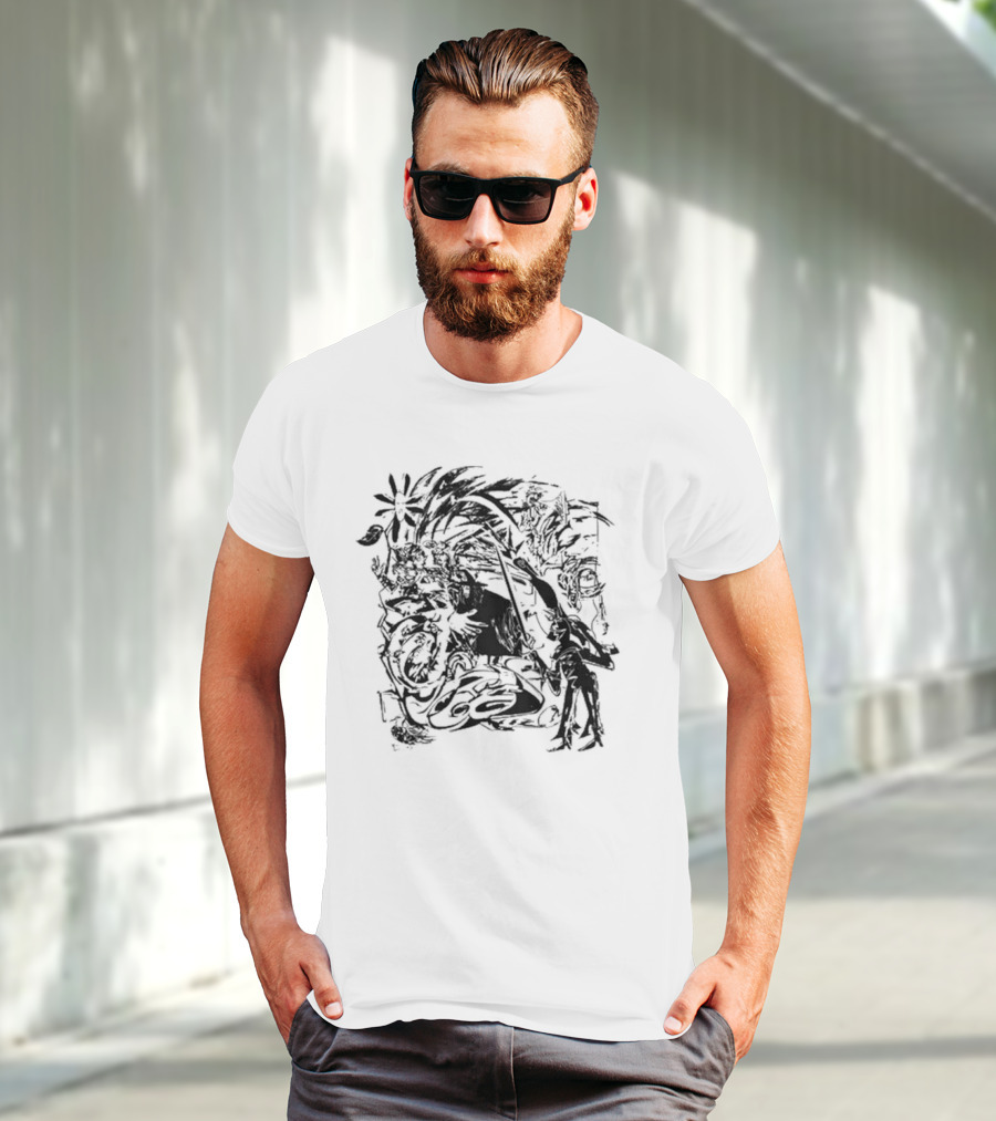 Osees Total Control Psychedelic Skeletons And Botanicals T-Shirt