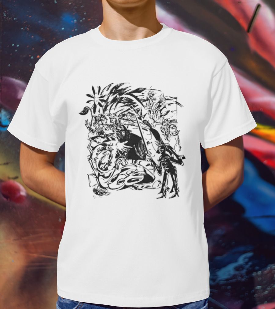 Osees Total Control Psychedelic Skeletons And Botanicals T-Shirt