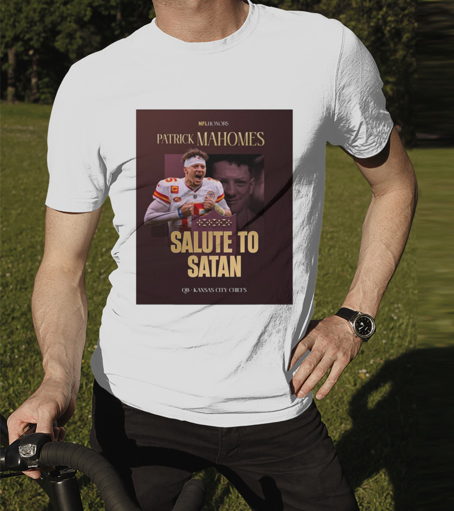Patrick Mahomes NFL Honors Kansas City Chiefs QB Salute To Satan T-Shirt