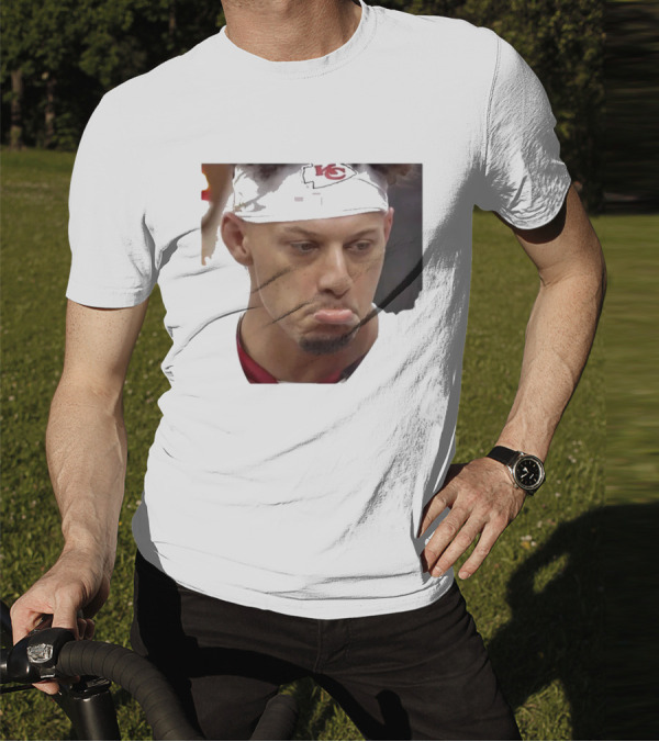 Super Sad Pat Mahomes Headband KC T-Shirt
