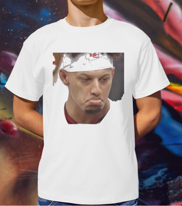 Super Sad Pat Mahomes Headband KC T-Shirt