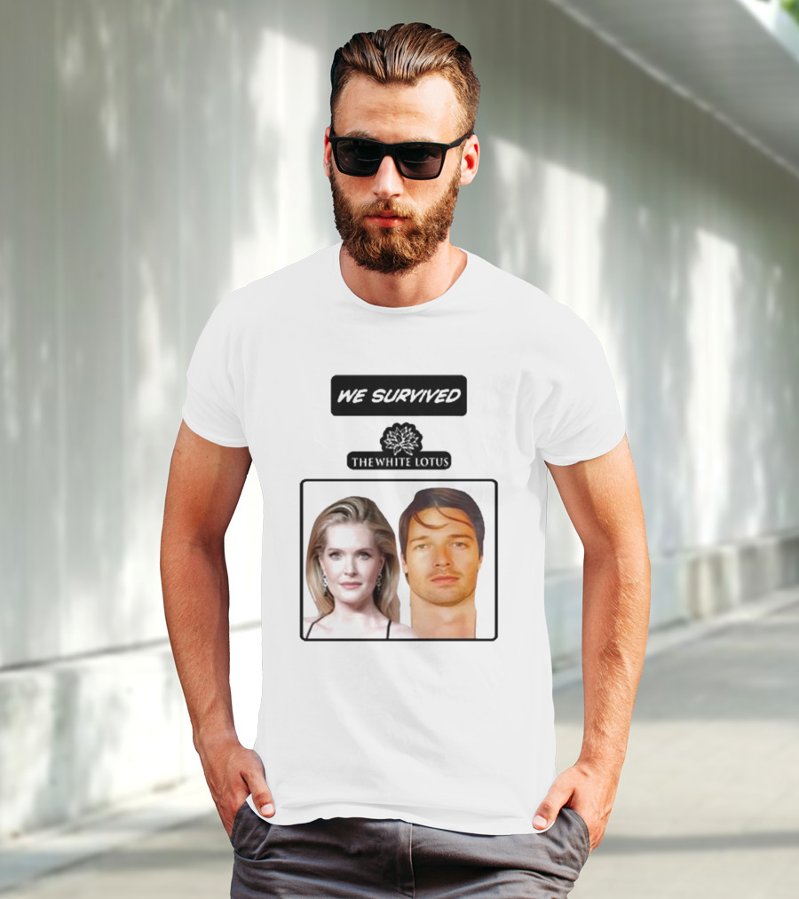 We Survived The White Lotus Patrick Schwarzenegger T-Shirt