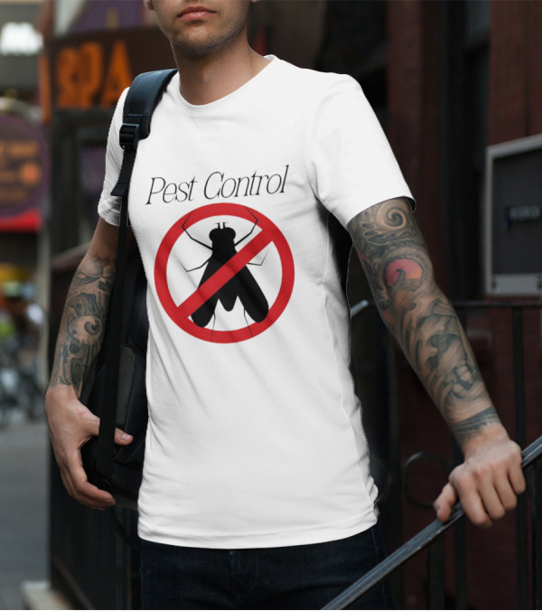 Ghostbusters Pest Control Logo Design T-Shirt