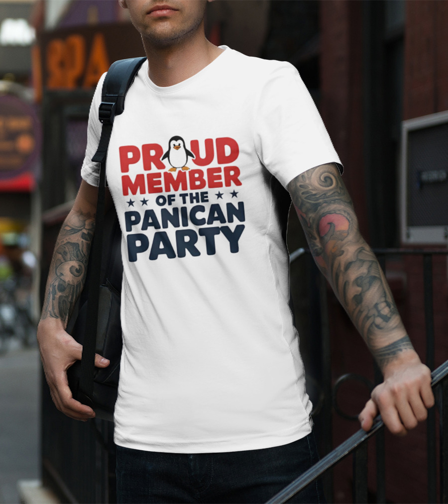 Proud Member Of The Panican Party Penguin T-Shirt