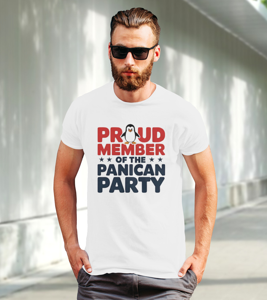 Proud Member Of The Panican Party Penguin T-Shirt