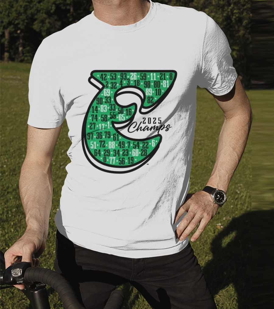 Philadelphia E 2025 Champs Numbers Design T-Shirt