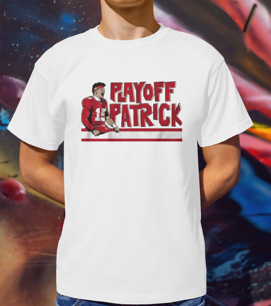 Playoff Patrick Mahomes Kansas City Chiefs Football Icon Graphic T-Shirt