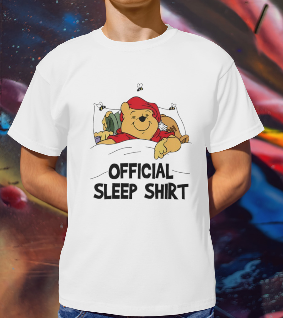 Pooh Pajama Sleep Emoji ZZZ Hunny Dreams T-Shirt