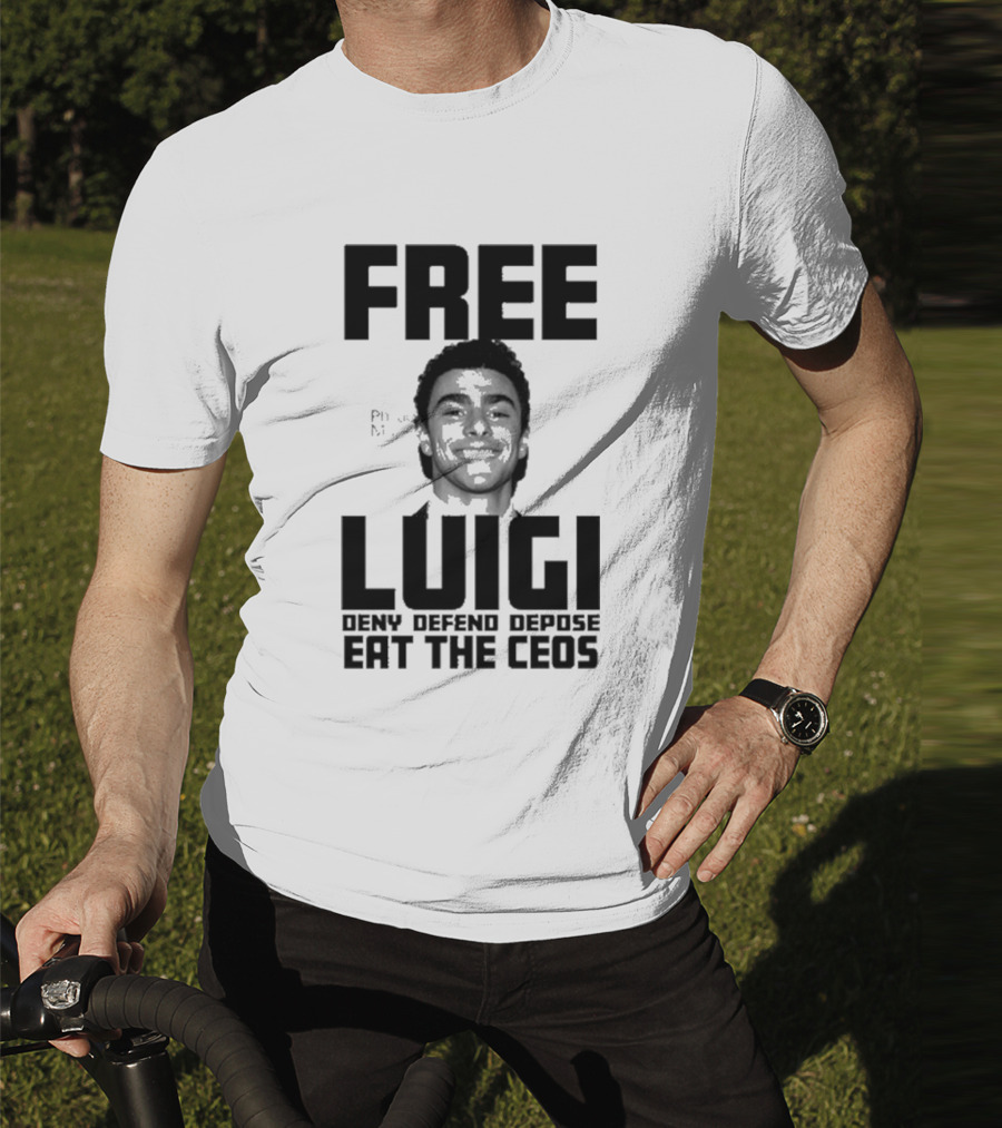 Portland USA Free Luigi Deny Defend Depose Eat The Ceos T-Shirt
