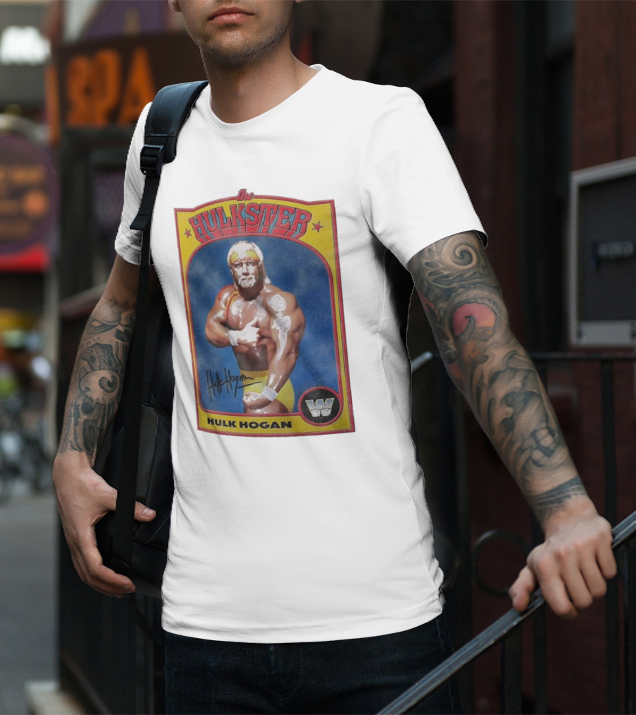 Hulk Hogan The Hulkster Vintage Sports Card Signature WWE 2025 Ripple Junction T-Shirt
