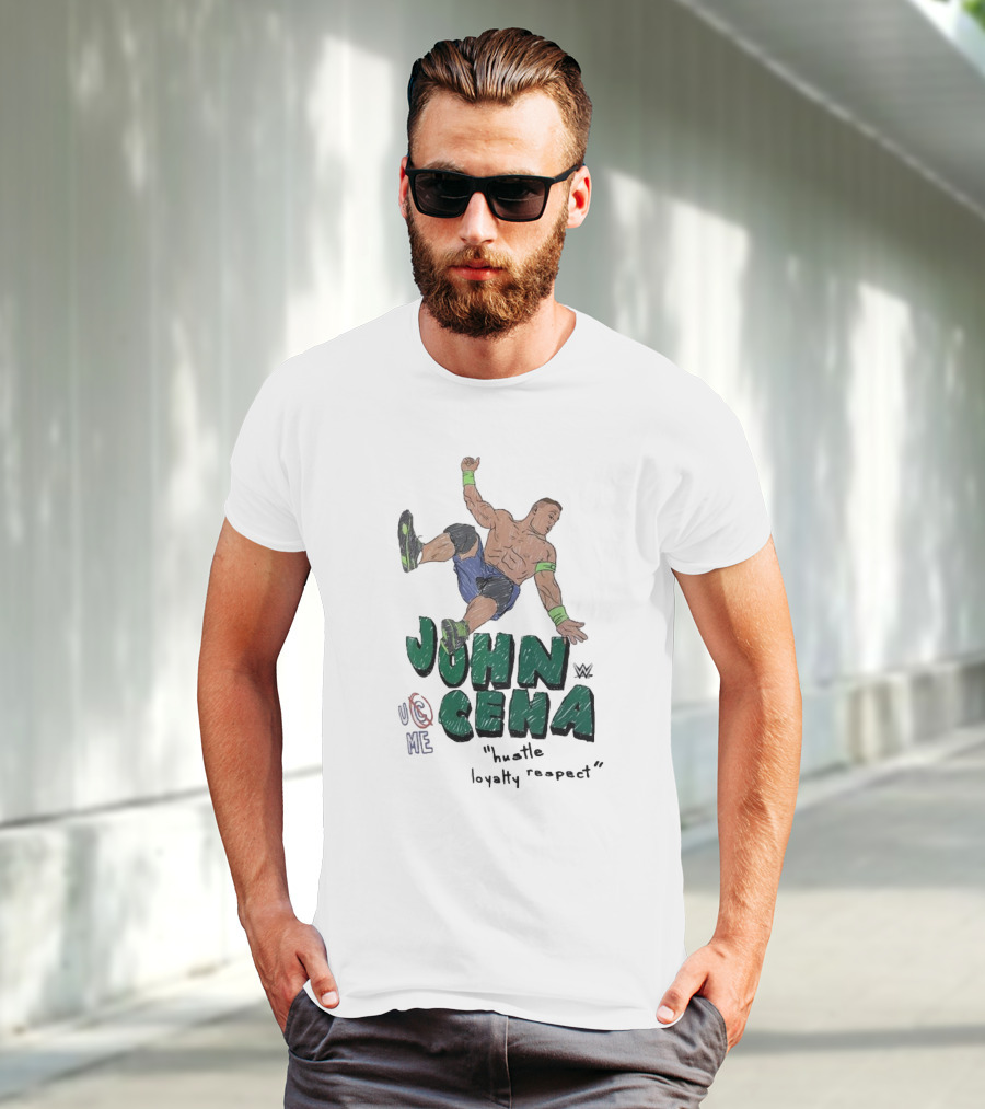 Ripple Junction WWE John Cena U Can’t See Me Hustle Loyalty Respect 2025 T-Shirt