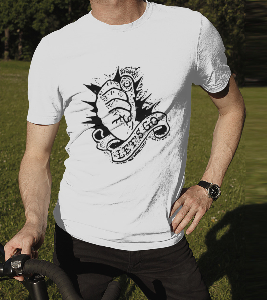 Rancid Let’s Go Punk Band Skull Art T-Shirt