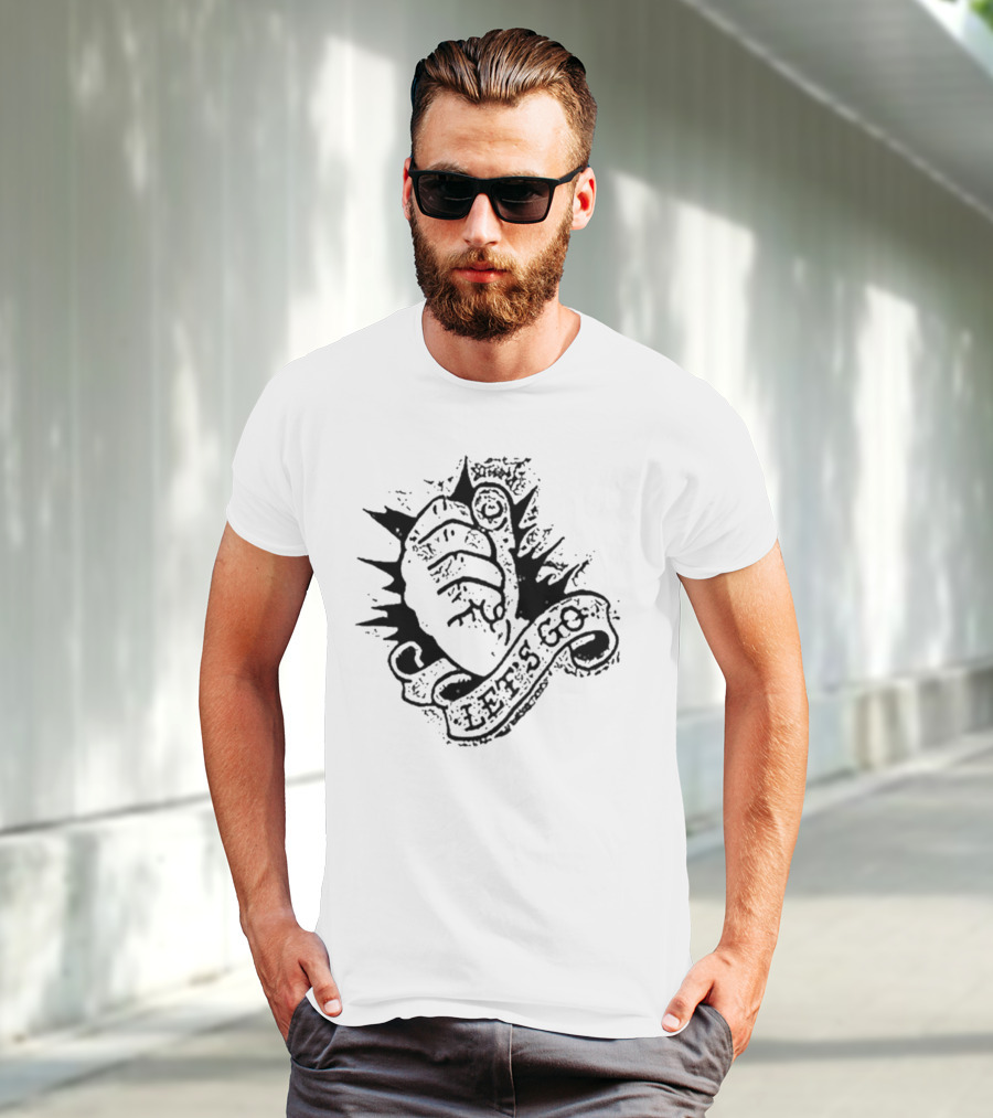 Rancid Let’s Go Punk Band Skull Art T-Shirt