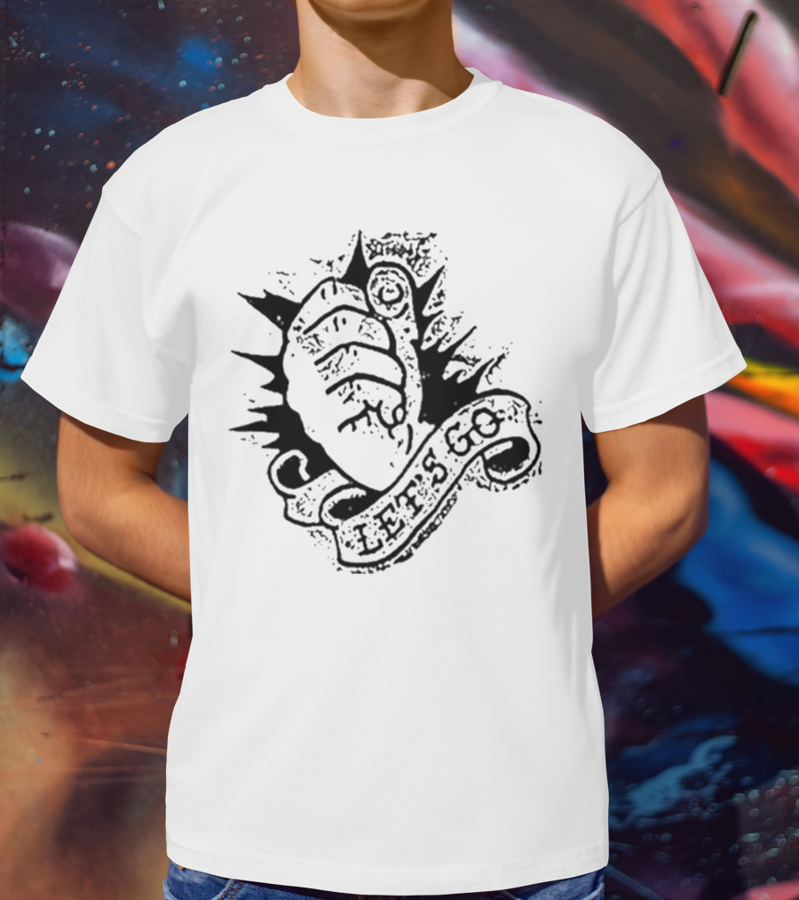 Rancid Let’s Go Punk Band Skull Art T-Shirt