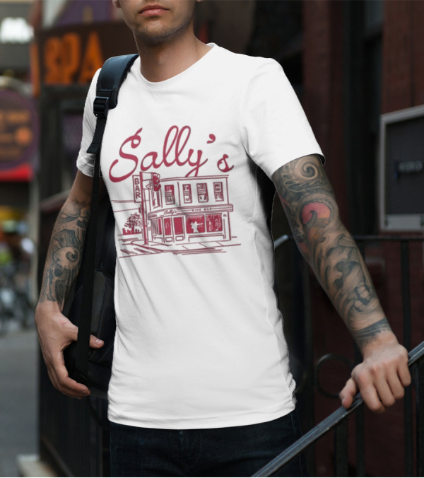 Sally's Role Model Wine Bar Building Sketch T-Shirt