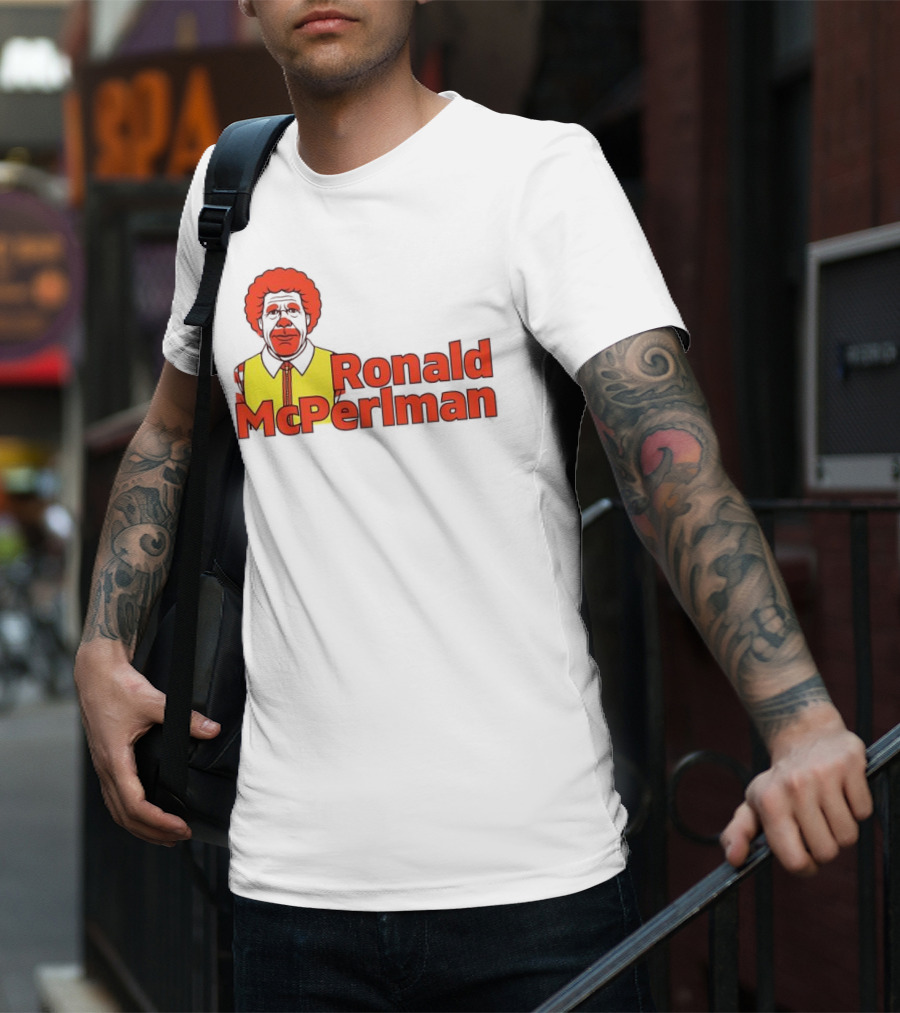 Ronald McPerlman McDonalds And Ron Perlman Crossover T-Shirt