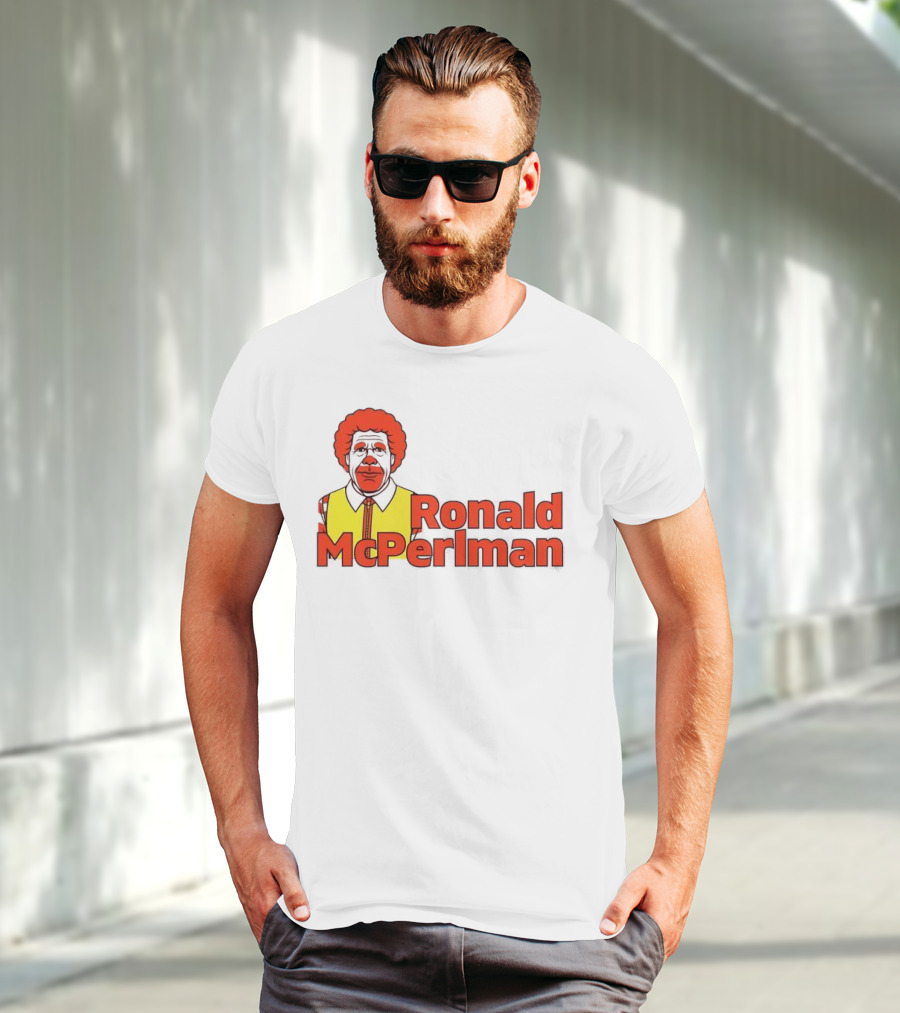 Ronald McPerlman McDonalds And Ron Perlman Crossover T-Shirt