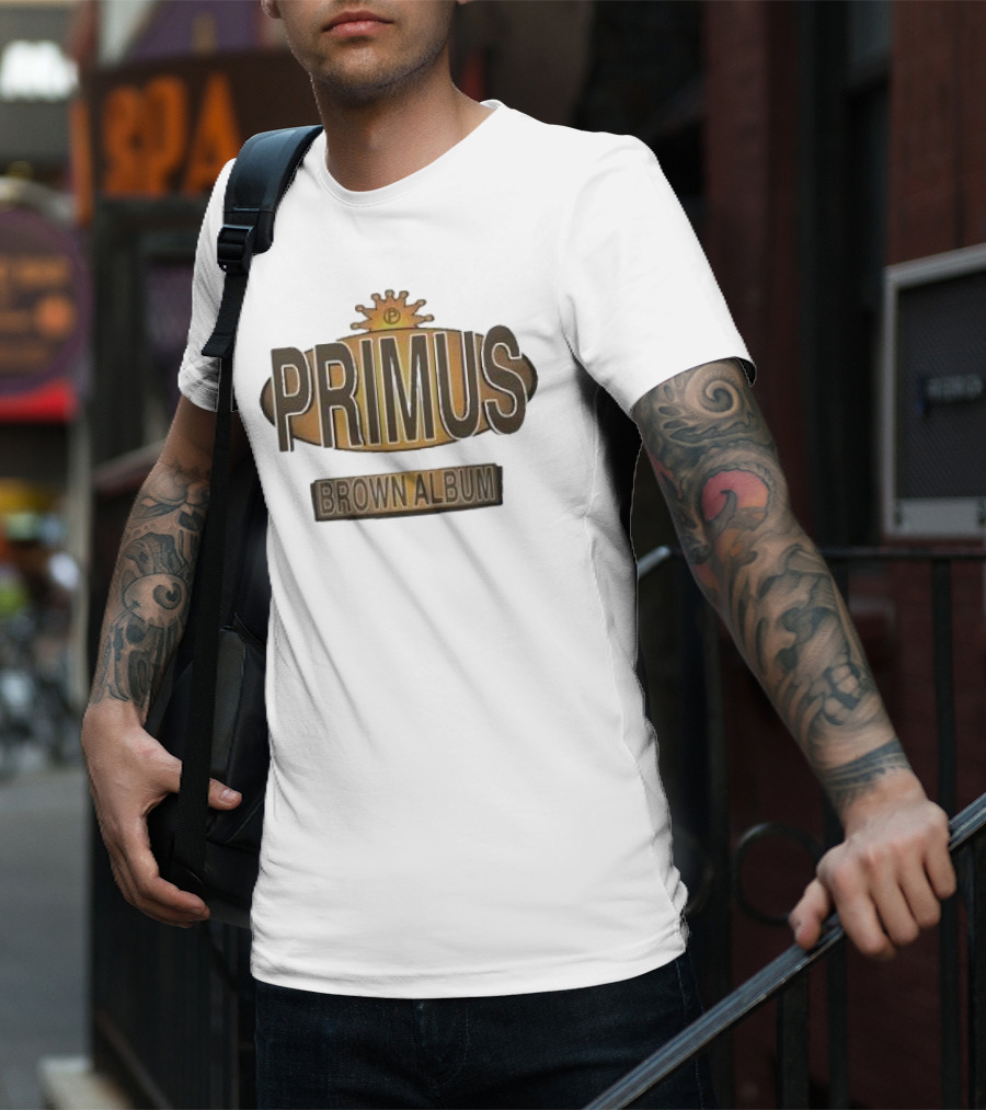 Primus Brown Album Retro Logo T-Shirt