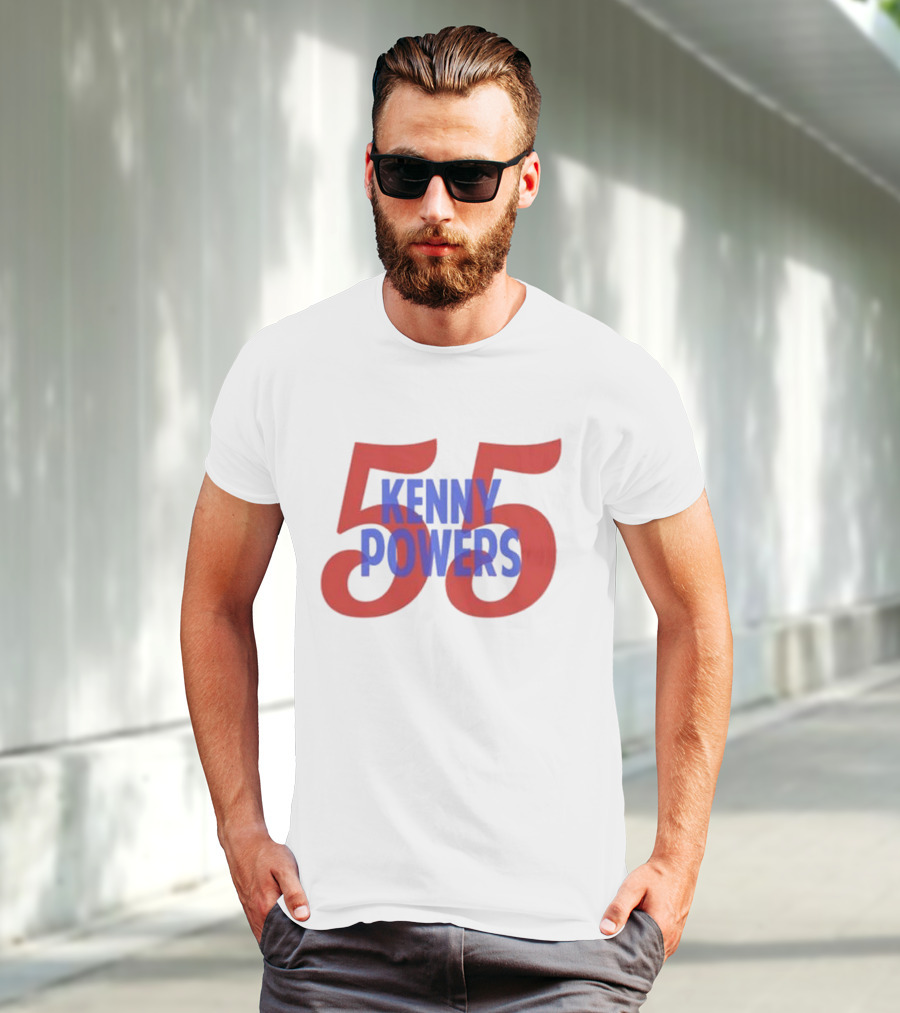 Kenny Powers 55 Bold Number Design T-Shirt