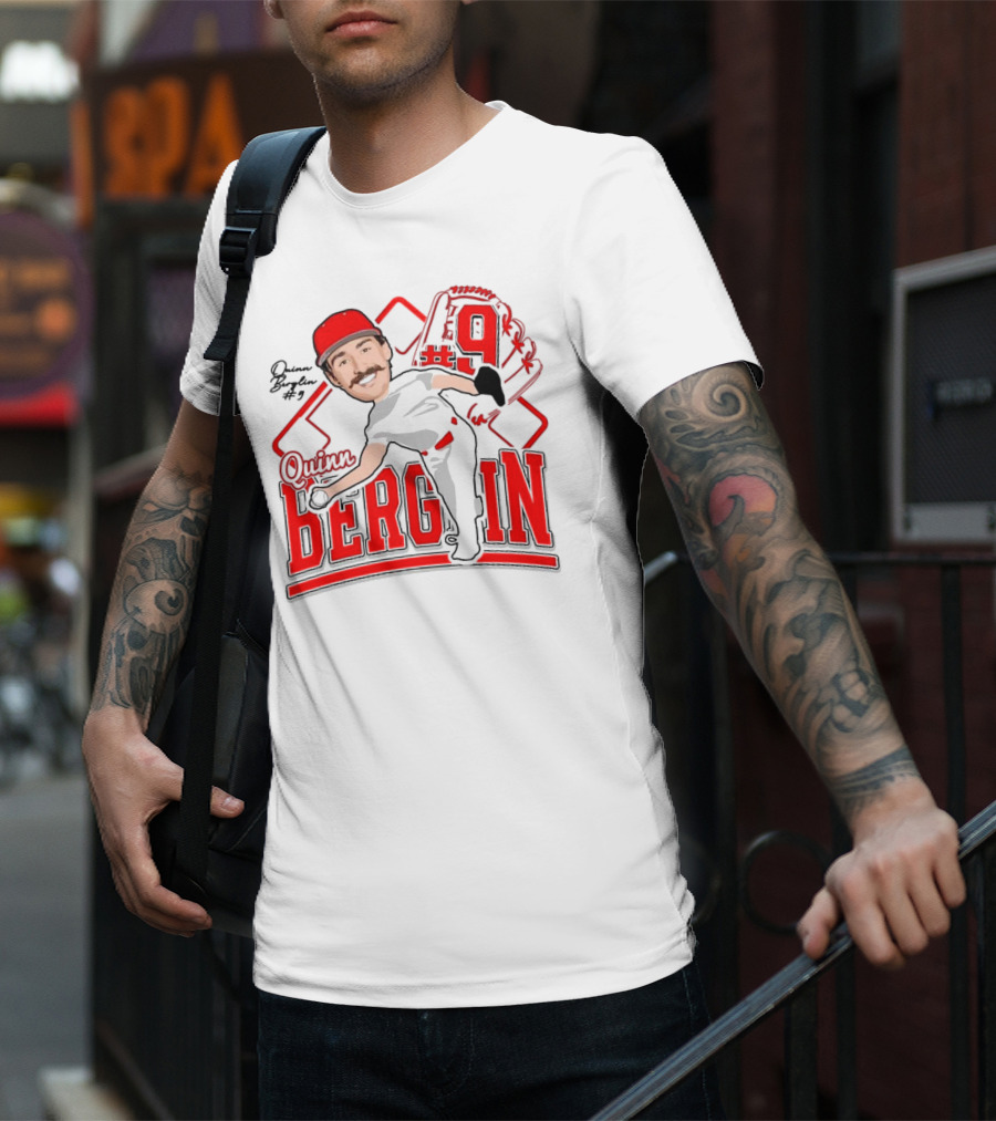 Quinn Berglin Baseball 2025 Glove Number 9 T-Shirt