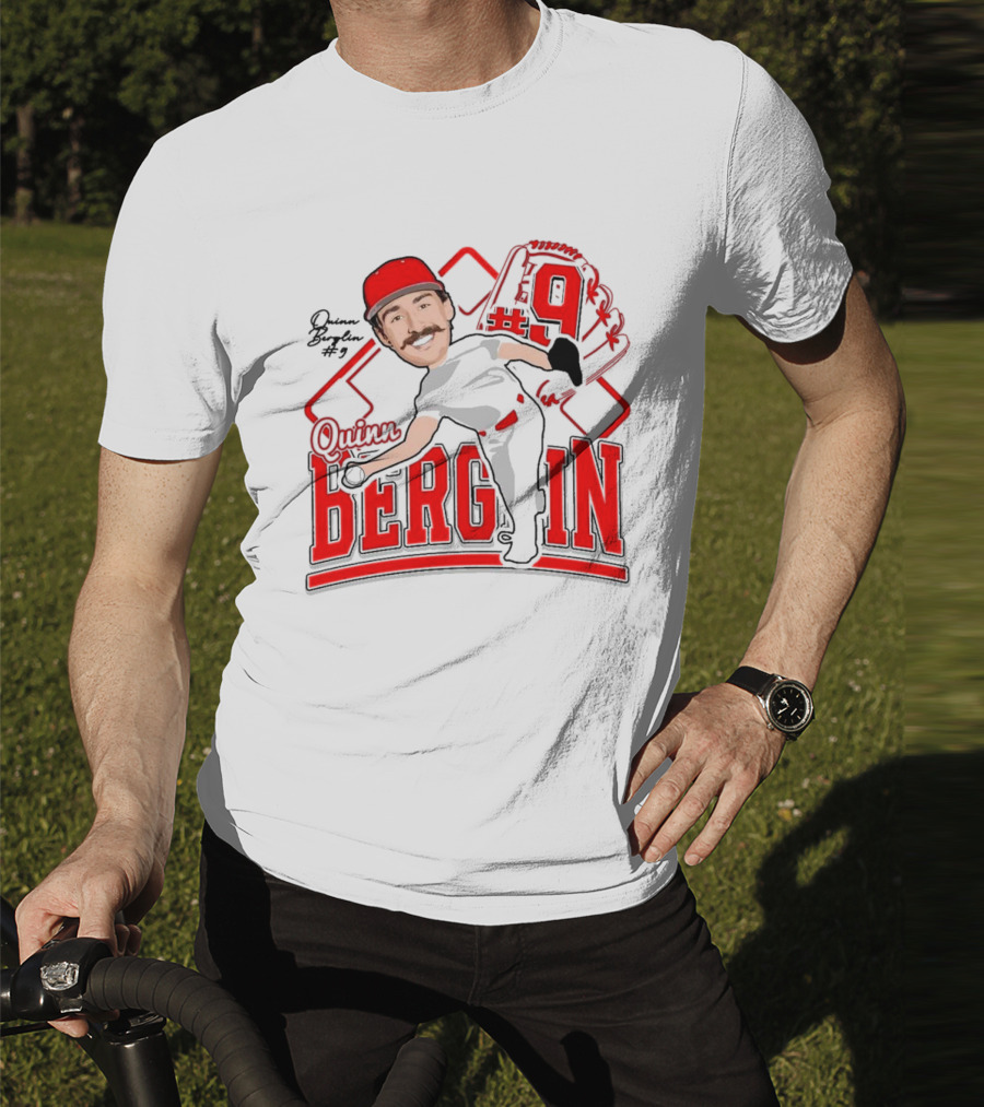 Quinn Berglin Baseball 2025 Glove Number 9 T-Shirt
