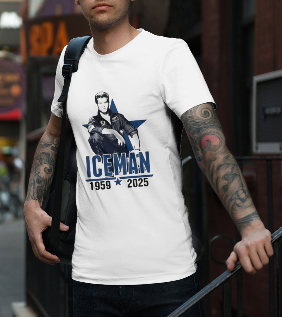 Val Kilmer 1959-2025 Iceman Top Gun T-Shirt