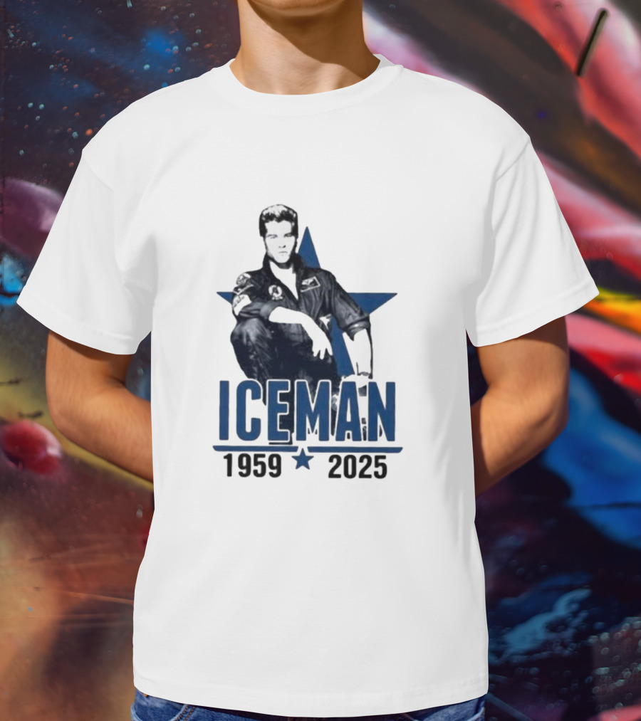 Val Kilmer 1959-2025 Iceman Top Gun T-Shirt