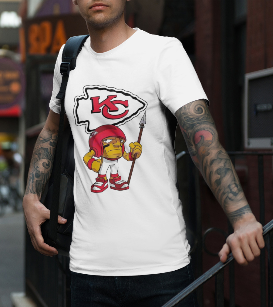 Rush Zone Kansas City Chiefs NFL Character KC Logo 2025 T-Shirt