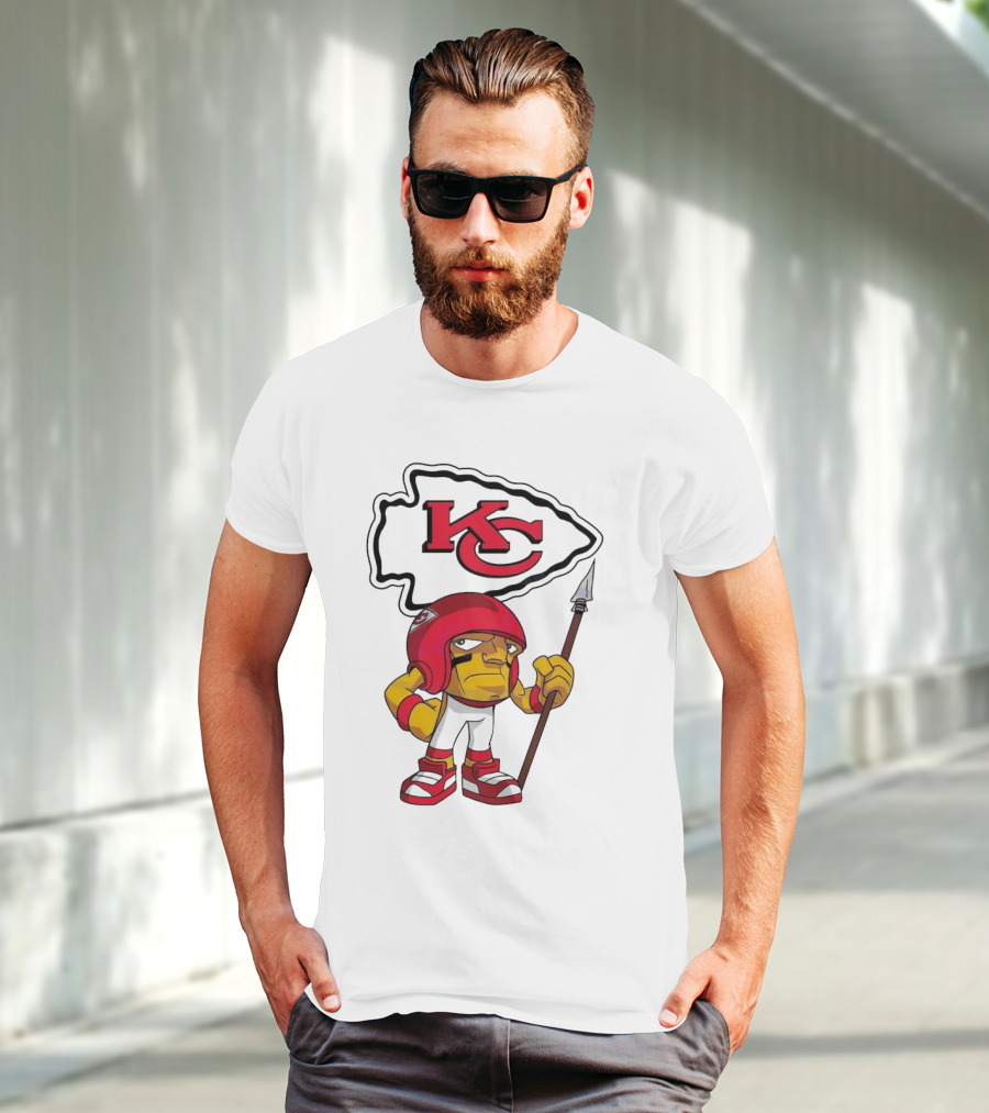 Rush Zone Kansas City Chiefs NFL Character KC Logo 2025 T-Shirt