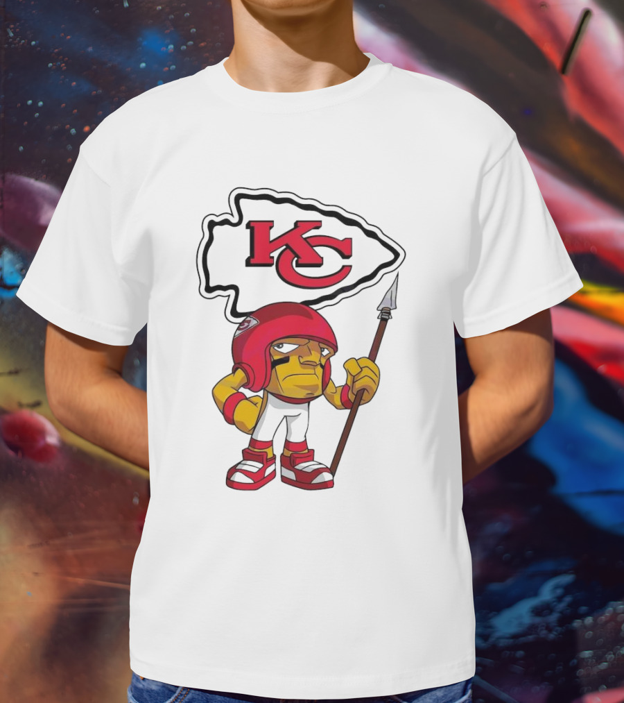 Rush Zone Kansas City Chiefs NFL Character KC Logo 2025 T-Shirt