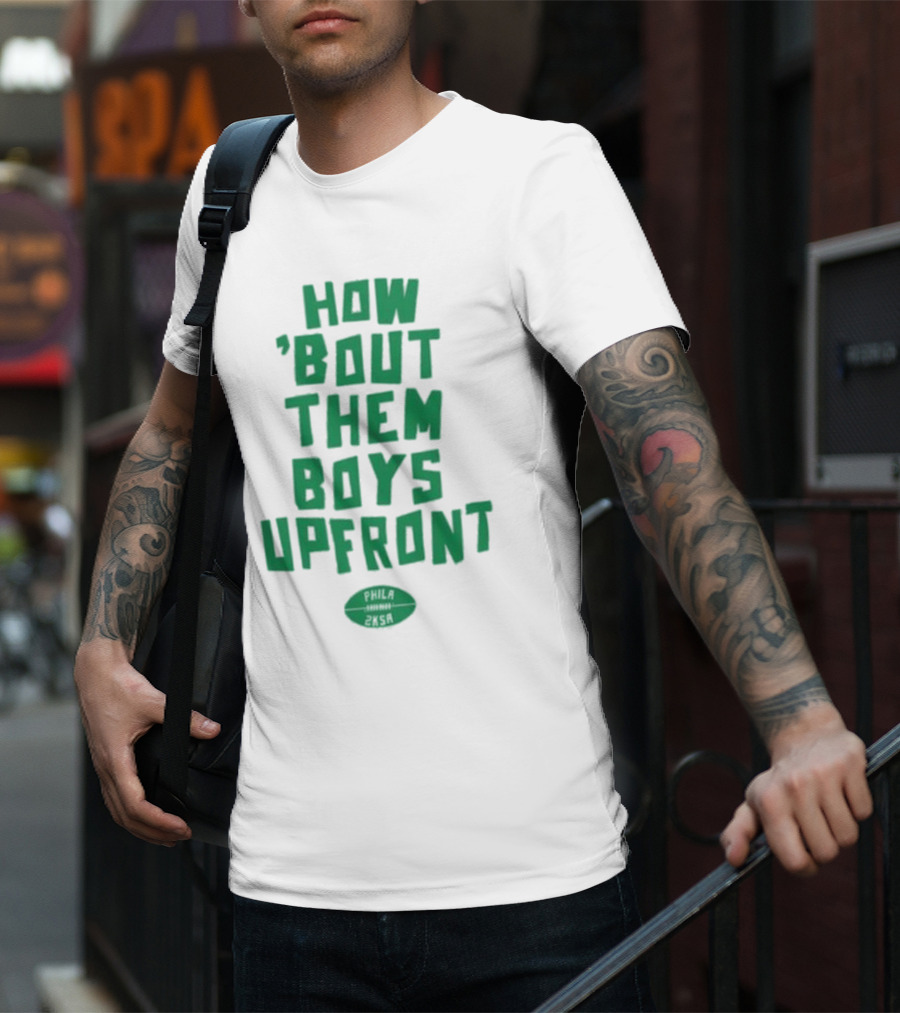 Saquon Barkley 2KSA How 'Bout Them Boys Upfront Football T-Shirt
