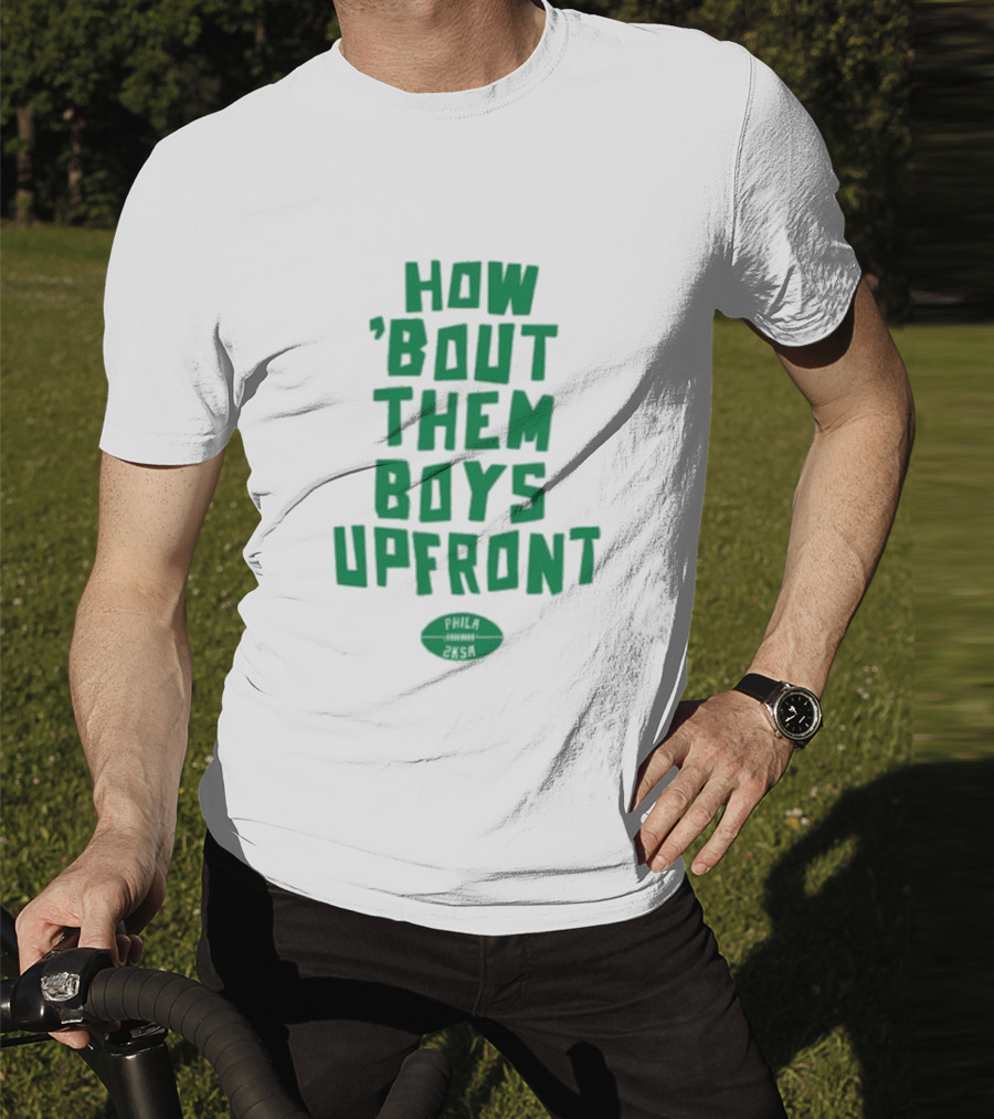 Saquon Barkley 2KSA How 'Bout Them Boys Upfront Football T-Shirt