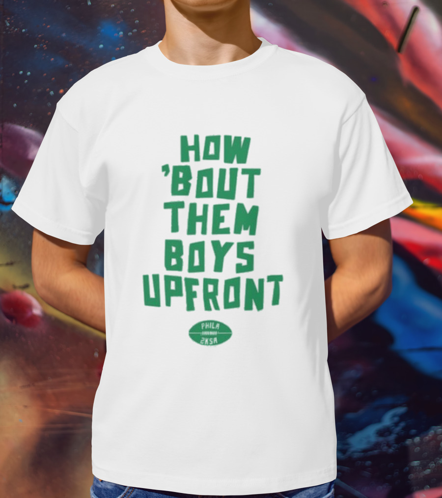 Saquon Barkley 2KSA How 'Bout Them Boys Upfront Football T-Shirt