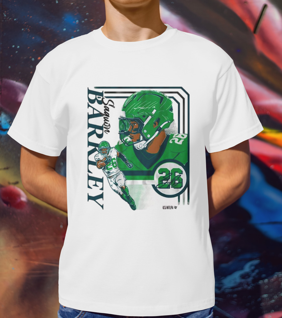 Barkley 26 NFL Philadelphia Eagles Signature Collage T-Shirt