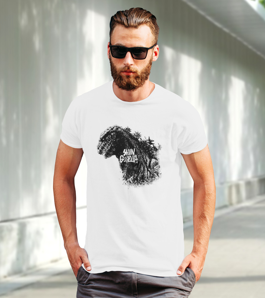 Shin Godzilla Persecution Of The Masses Kaiju Silhouette T-Shirt