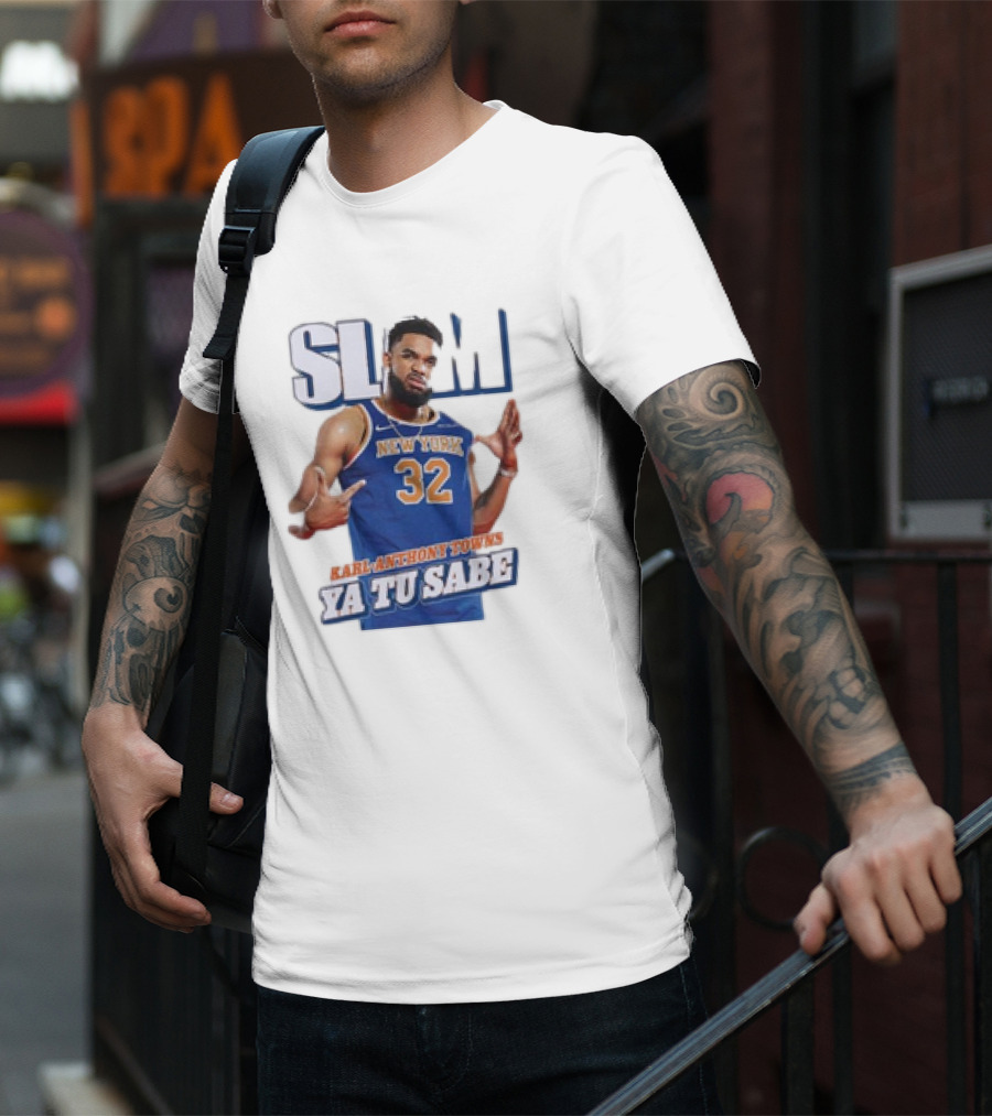 SLAM New York Karl-Anthony Towns Ya Tu Sabe T-Shirt