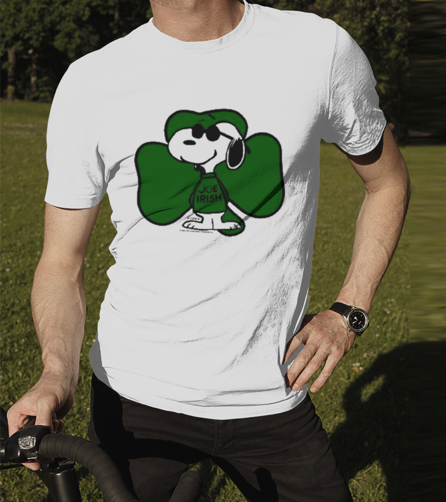 Snoopy Joe Irish Shamrock 1980s Vintage Style T-Shirt