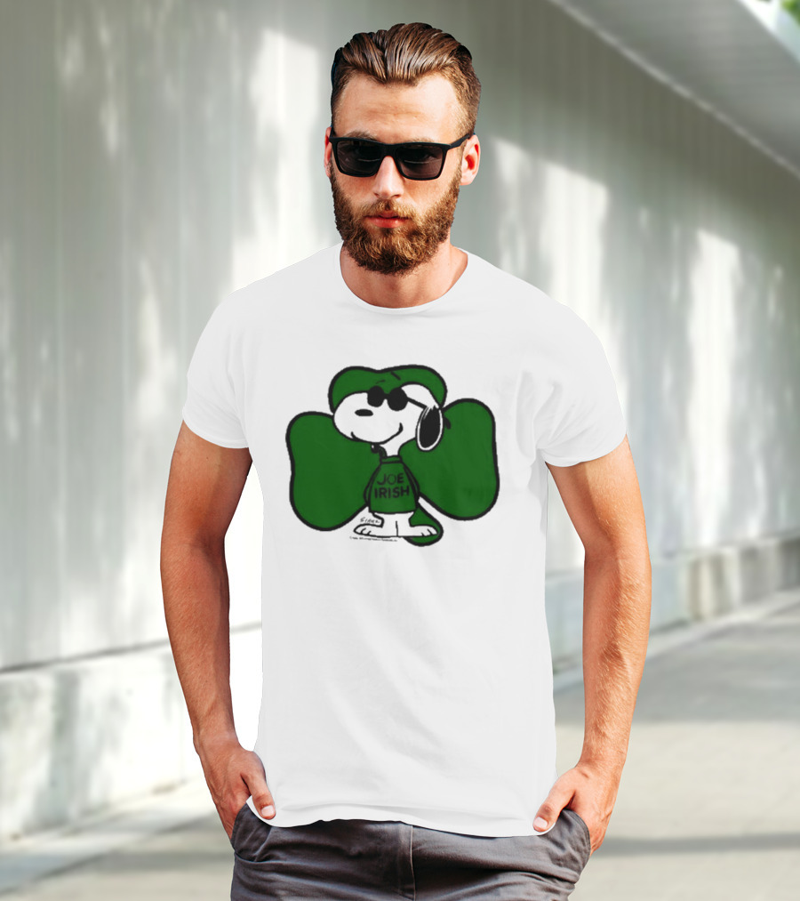 Snoopy Joe Irish Shamrock 1980s Vintage Style T-Shirt