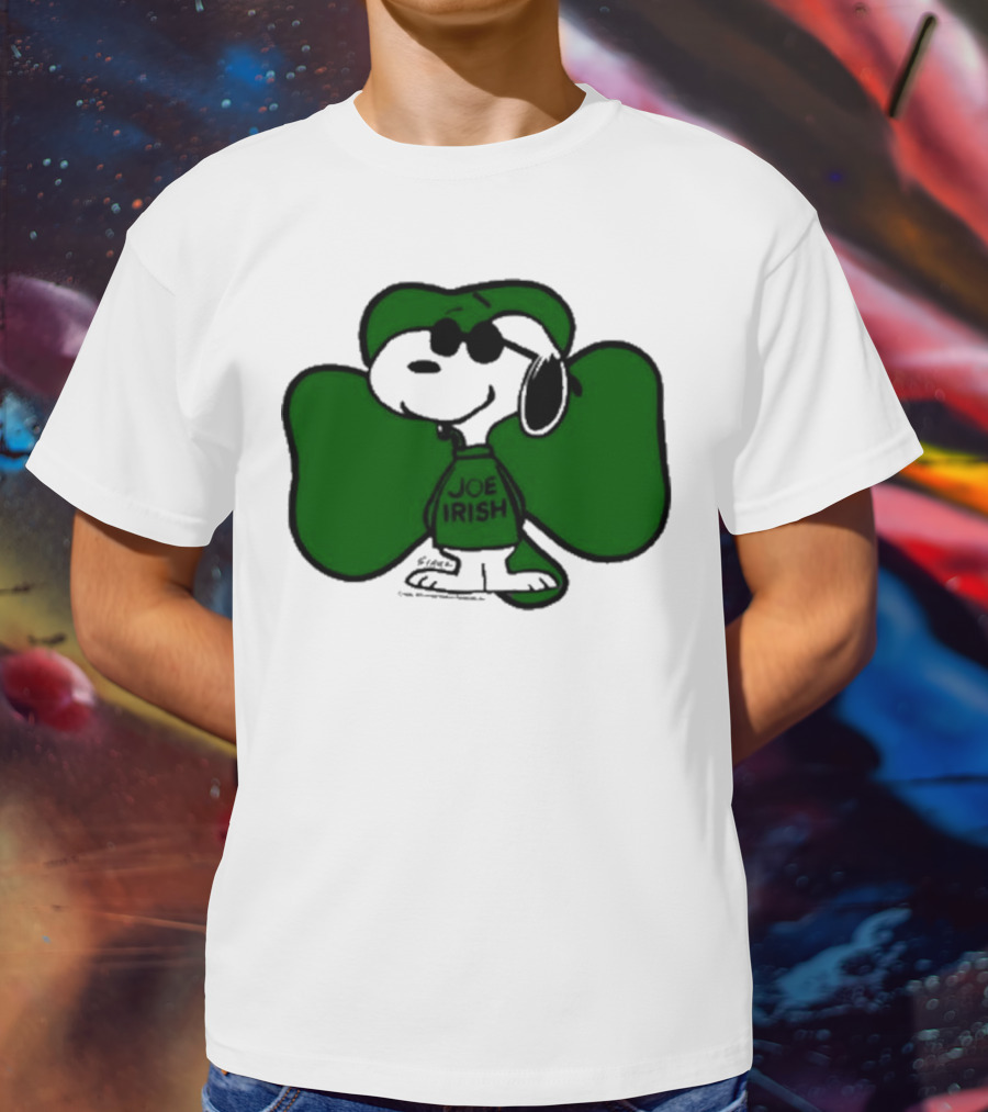 Snoopy Joe Irish Shamrock 1980s Vintage Style T-Shirt