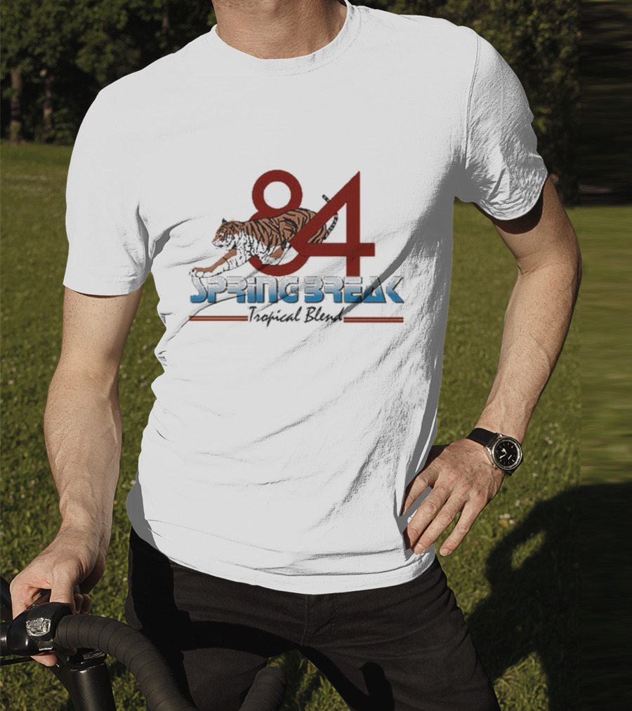 Step Brothers Dale Doback 84 Spring Break Tiger T-Shirt