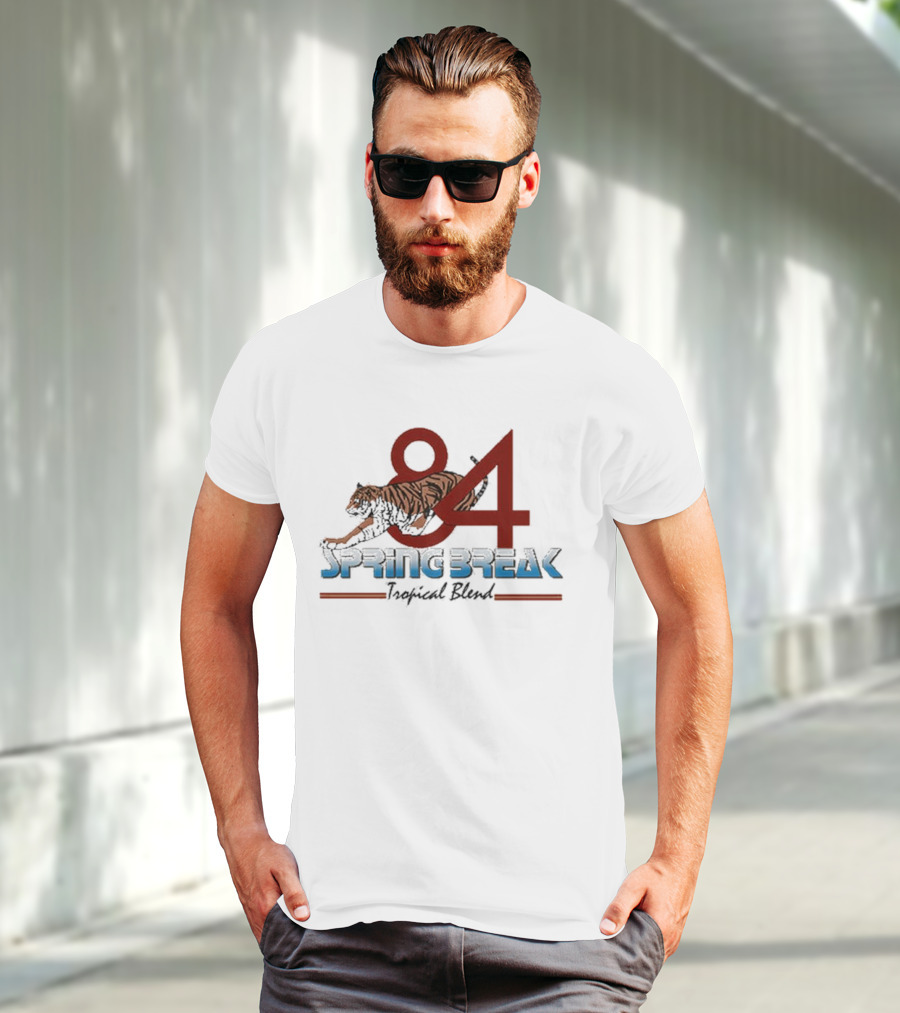 Step Brothers Dale Doback 84 Spring Break Tiger T-Shirt