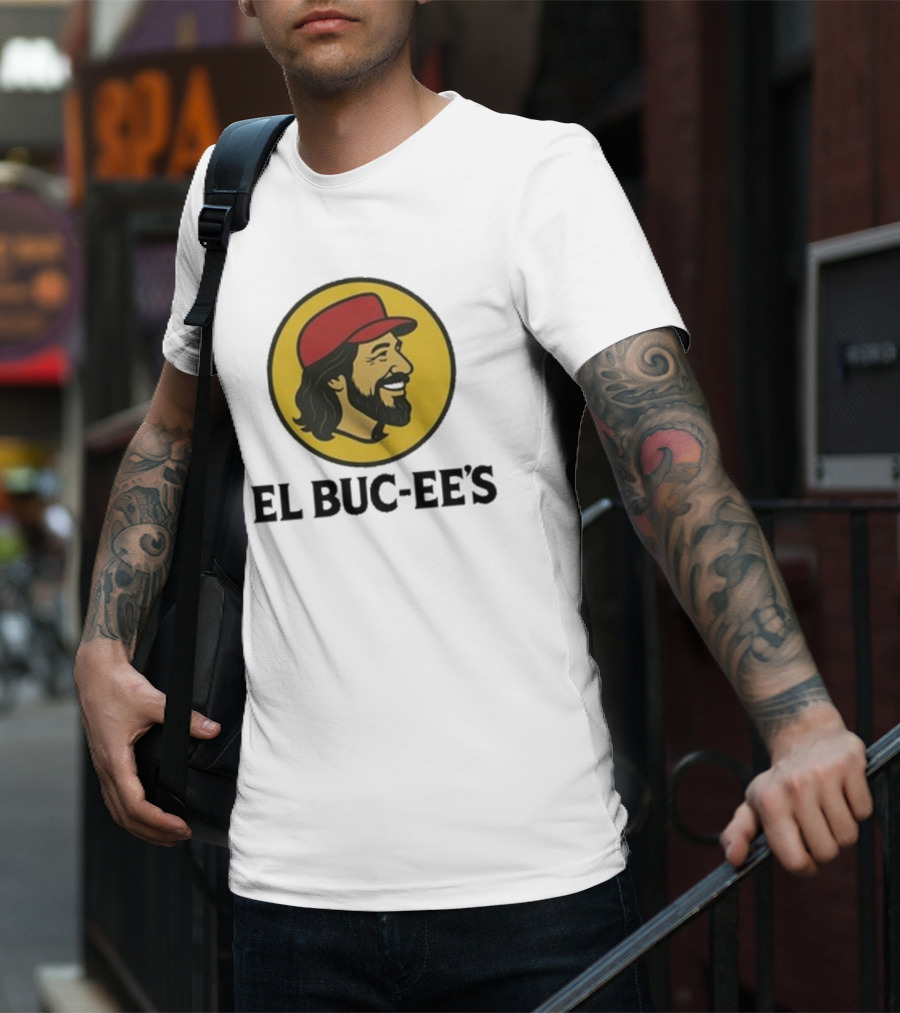 "Somos Bien Méxican Buc-ee’s Parody With Iconic Yellow Red Design" T-Shirt