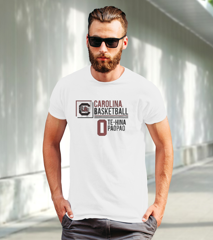 South Carolina Basketball Te-Hina Paopao 0 Gamecocks T-Shirt