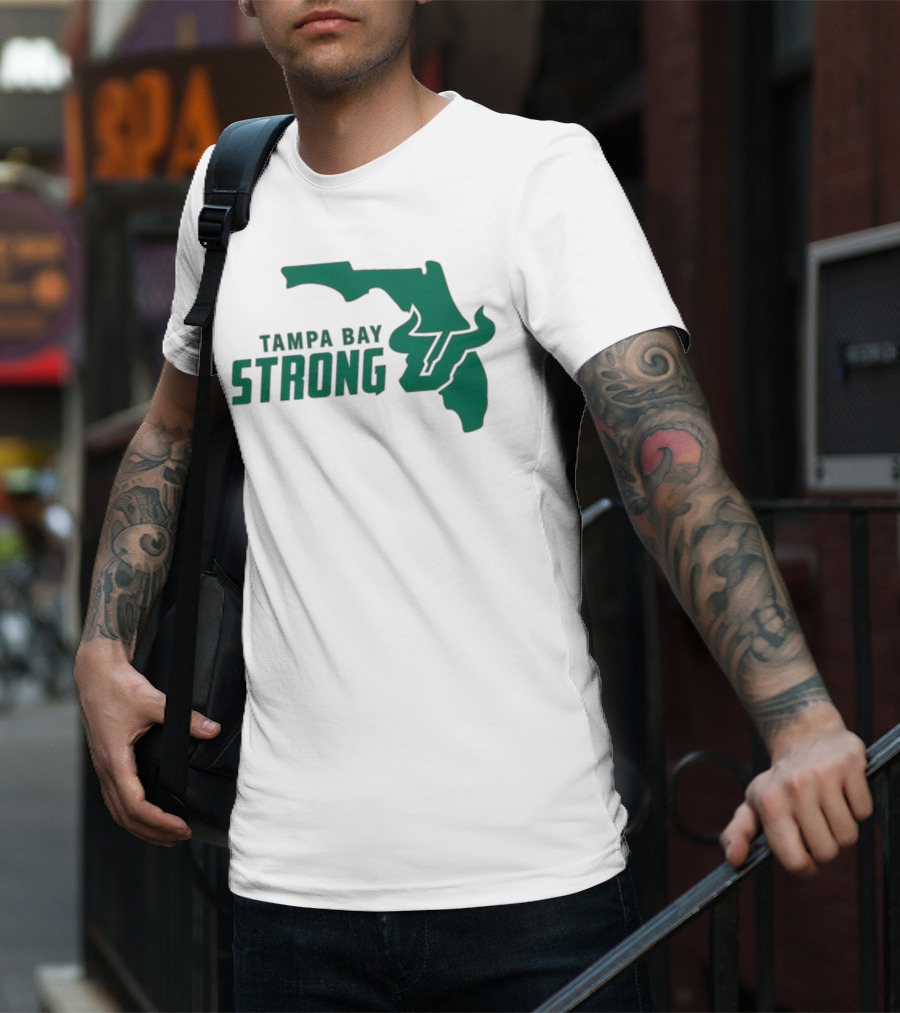 Tampa Bay Strong South Florida Bulls Hurricane Relief T-Shirt