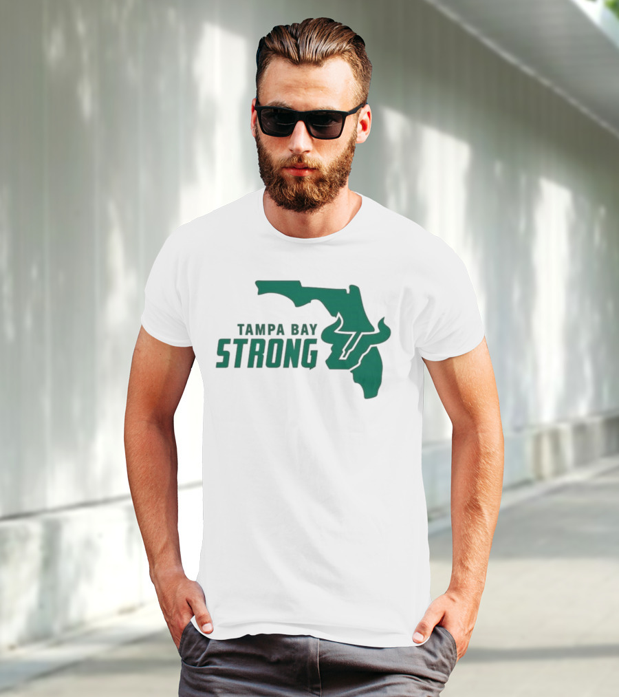 Tampa Bay Strong South Florida Bulls Hurricane Relief T-Shirt