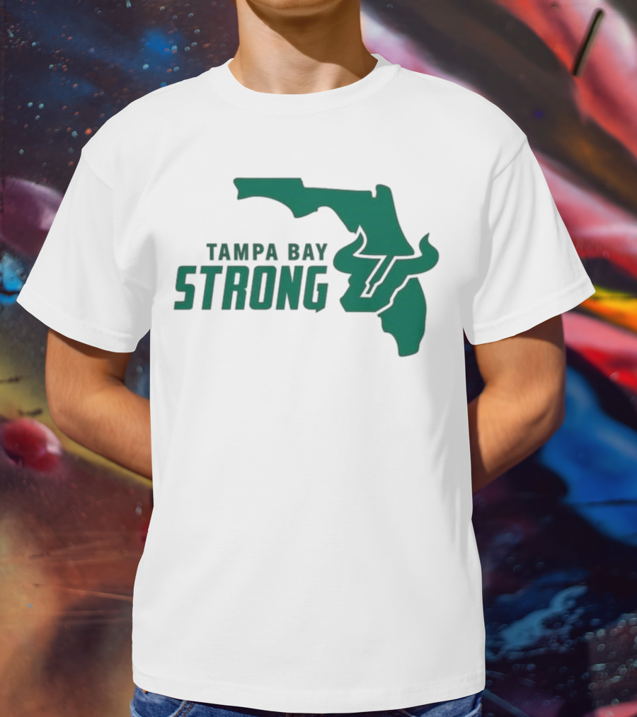 Tampa Bay Strong South Florida Bulls Hurricane Relief T-Shirt