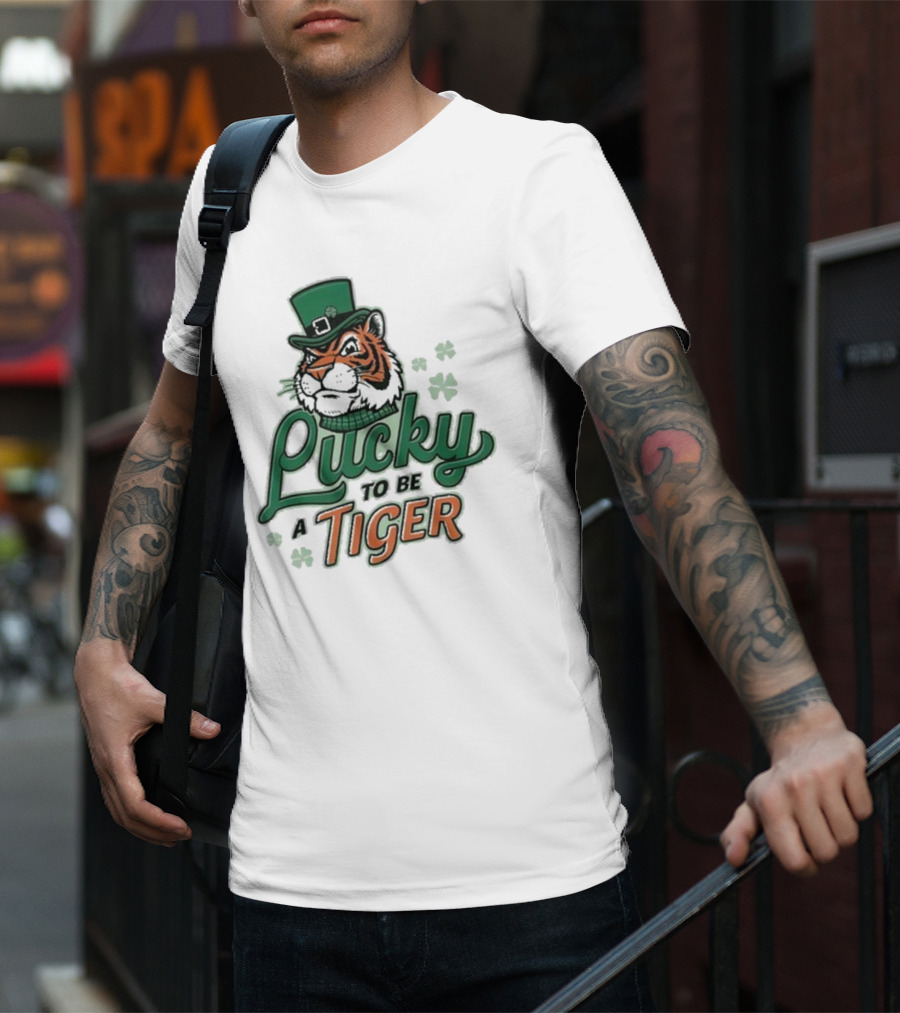 Lucky To Be A Tiger St. Patty Banks Theme T-Shirt