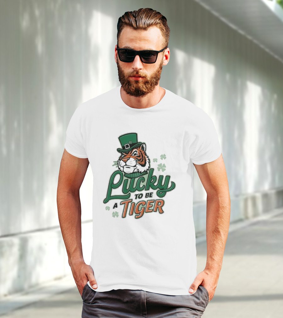 Lucky To Be A Tiger St. Patty Banks Theme T-Shirt