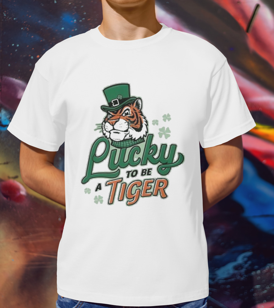 Lucky To Be A Tiger St. Patty Banks Theme T-Shirt