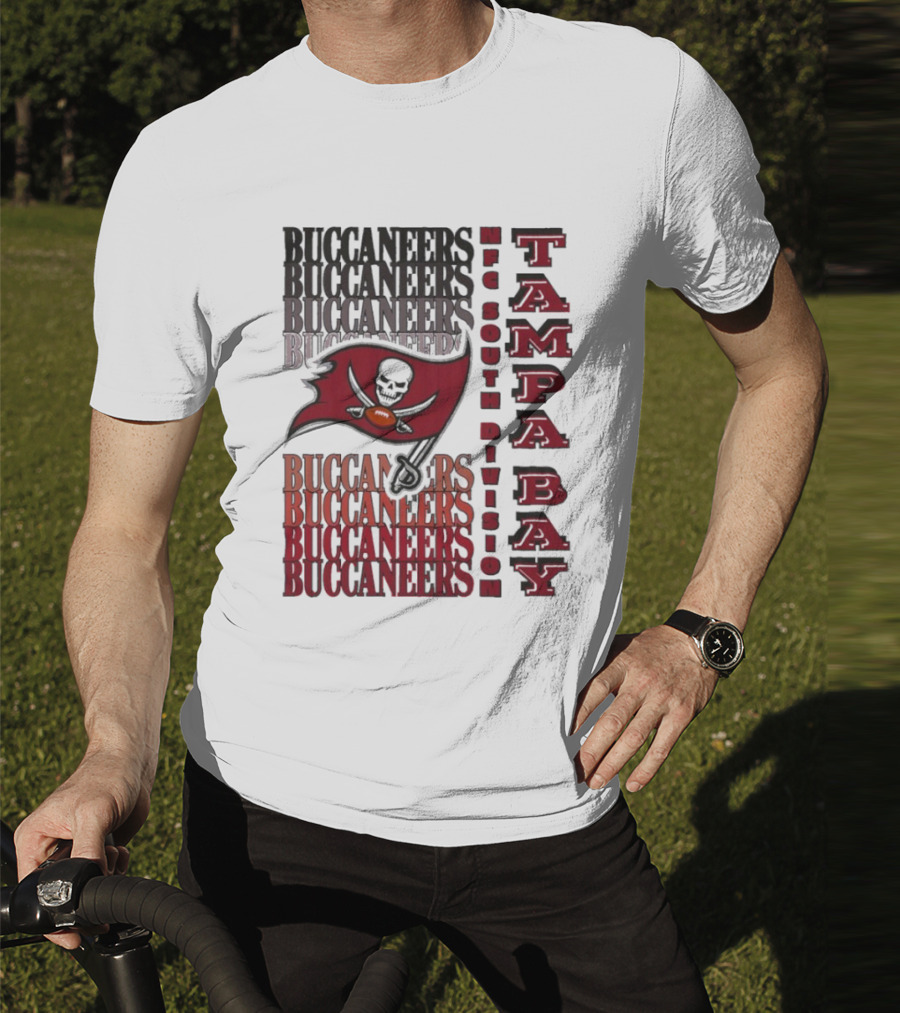 Buccaneers NFC South Division Tampa Bay Football Fan Gear T-Shirt